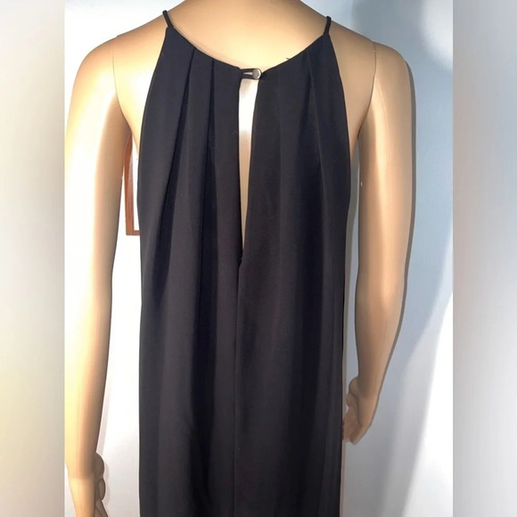 Dear Apple, Carmela, S, pleated midi spaghetti strap w/back peephole button loop - Picture 4 of 10